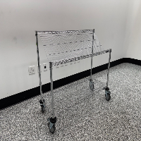 Uline Mobile Slanted Work Station Cart image 0